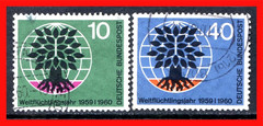 Germany Postage Stamps Scott 807-808, Used Complete Set!! G1367g