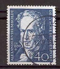 Germany – BRD : Humboldt stamp from 1959 – used
