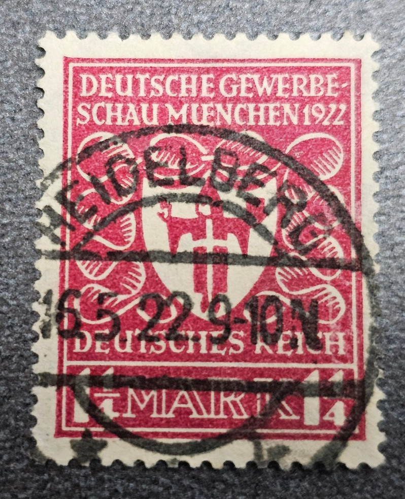 Stamp Germany Reich 1,1/4 Mark 1922 Infla Berlin Mi. Nr. 199 c [🇩🇪39164-5]