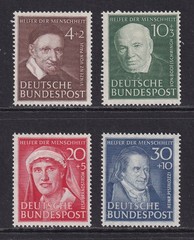 WEST GERMANY 1951 Relief Fund set of 4 SG 1069-1072 MH/* (CV £170)