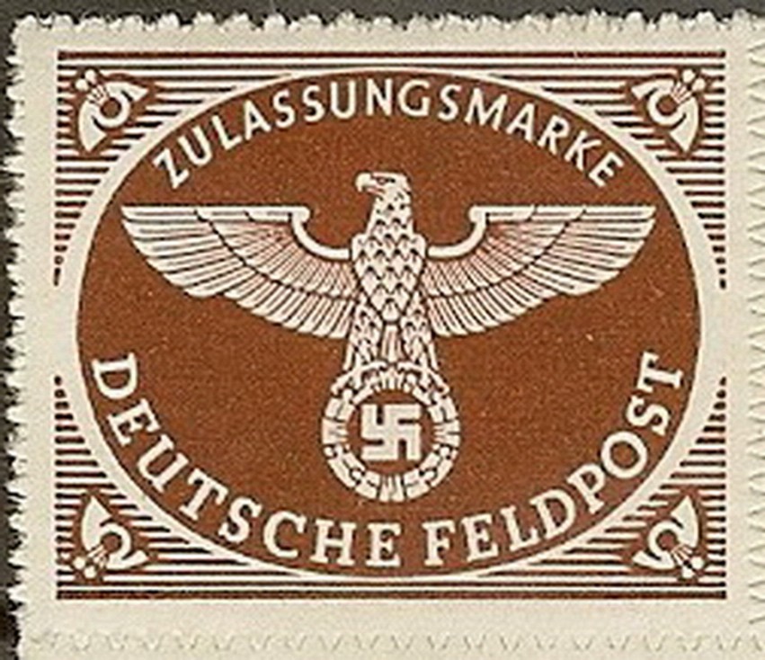 Stamp Germany Feldpost Mi 2 Sc MQ1 1942 WWW2 3r Reich War Era Wehrmacht MNH