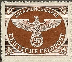 Stamp Germany Feldpost Mi 2 Sc MQ1 1942 WWW2 3r Reich War Era Wehrmacht MNH
