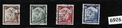 Complete Stamp set / 1936 Germany / Third Reich / Congress of Municipalities