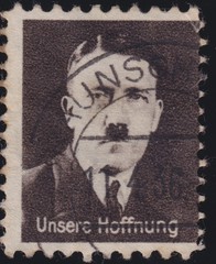 Stamp Germany Revenue WWII 3rd Reich Charity Hoffnung Donation Label AH Used