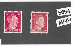 #5654 MNH Hitler stamps PF12 Sc511b & 513 Varieties Third Reich Germany WWII