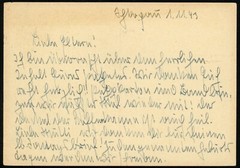Germany Schkopau Merseburg Stationery Surcharged Postal Card 1943 WWII Europe