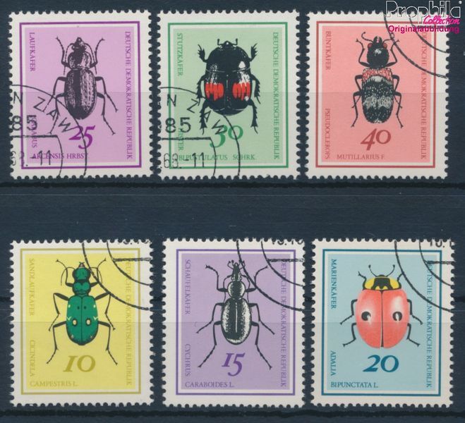 Stamps DDR 1968 Mi 1411-1416 (complete.issue) fine used / cancelled 19 (10473983