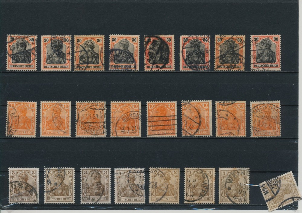 Germany, Deutsches Reich, Nazi, liquidation collection, stamps, Lot,used (BR 21)