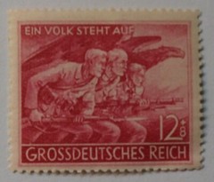 Germany Semi-Post Stamp, 1945 WW2, sc#B291, Mint, NH, OG