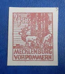 Germany Stamp Allied Occupation 4 Pfennig 1946 SBZ Mi. Nr. 31 ya (20843)
