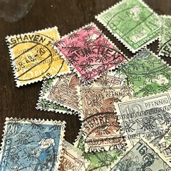 1940’s ALLIED OCCUPIED GERMANY STAMPS LOT WITH POST HORN OVERPRINTS