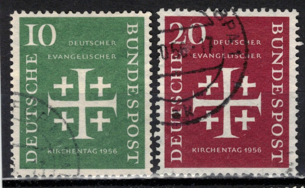 GERMANY Scott 744-5 Michel 235-6 Used