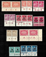 Germany 1921/23 Weimar Inflation ☀ Lot with HAN numbers / MNH(**)