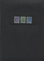 GERMANY REVENUE STAMPS „Gerichts Kosten Marke“ USED Court Fees 20, 30 & 60 PF.