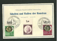 Germany Cover B200 B318 B319 Mozart Nationale Briefmarken Ausstellung Stamps