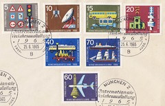 Germany 1965 Special Event Cover Transport Communications Expo Munich 919-925