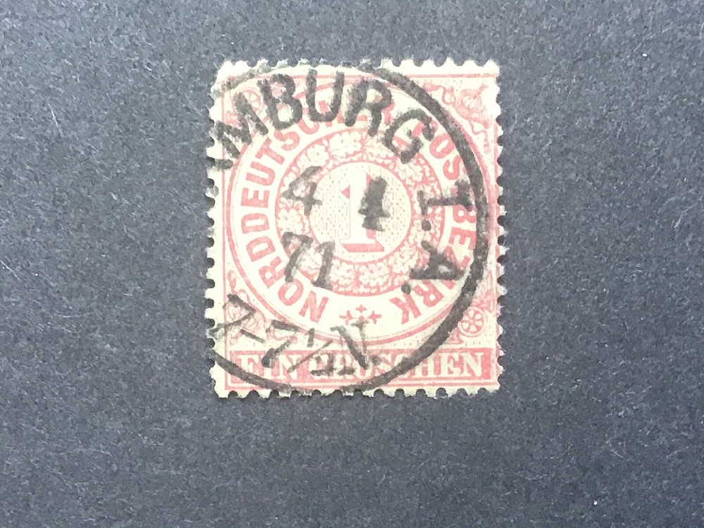 Germany-Northern District 1869 1g Rose used. P47