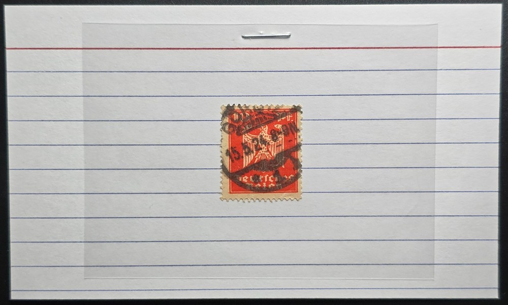 Germany – 1924 Deutsches Reich 2 Pfennig Eagle Definitive – Stamp