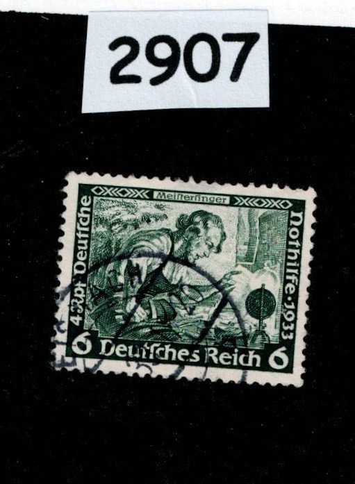 Stamp Sc B52 Richard Wagner Composer Meistersinger 1933 Germany #2907