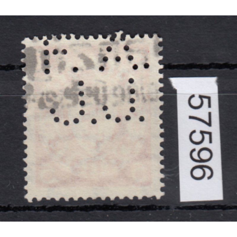 Danzig stamped COMPANY PERFIN FAJ Juncke