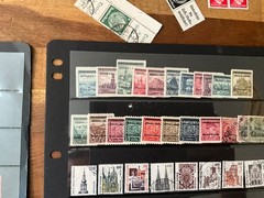 german stamps and postal history 1800s states on Reich mint and used *a551