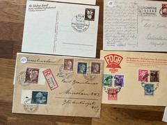 german stamps and postal history 1800s states on Reich mint and used *a551