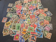 Nazi German Third Reich + Bundpost Stamp Collection Lot Sets 100 Pc random