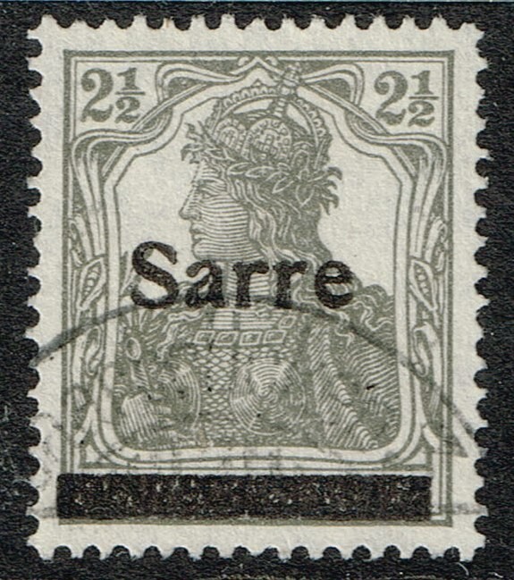 German territory- Saar Scott #2 Used VF/XF
