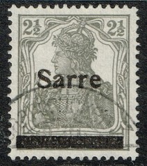 German territory- Saar Scott #2 Used VF/XF