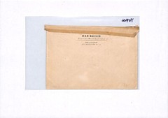GERMANY WW2 Cover Berlin *DV* Perfin Newspaper OKW CENSOR Bern 1944 YV400