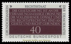 EBS Germany 1981 – Democracy (I) – Michel 1105-1107 – MNH**