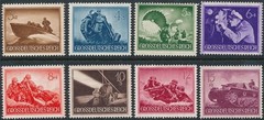 Authentic Lot Stamp Germany 1944 WWII War Tank Ship Wehrmacht Selection MNG