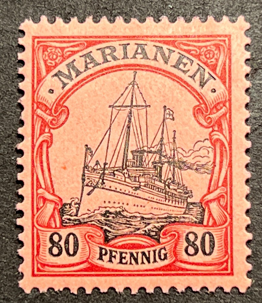 Travelstamps: GERMANY MARIANEN STAMPS Kaiser’s Yacht Mint OG H 80pf UNWMK