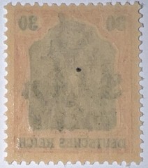 Travelstamps: Germany Offices in Belgium Stamps WWII, 30pf w/ 40c OP MOGH Wmk