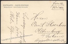 Germany 1909 SW Africa SWAKOPMUND DSWA Cover 5pf Wmk Yacht 111390