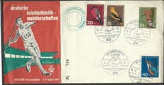 1963 GERMANY GERMAN ATHLETICS CHAMPIONSHIPS AUGSBURG ROSENAUSTADION
