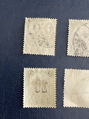 SAARGEBIET-Germany-EMPIRE-1920-1921, 5 Stamps, VF, See Photos
