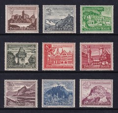GERMANY 1939 Winter Relief Fund set of 9 SG 718-726 MH/* (CV £16)