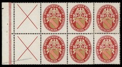 Germany 1926 Nothilfe MNH W24.1 Pairs 75404