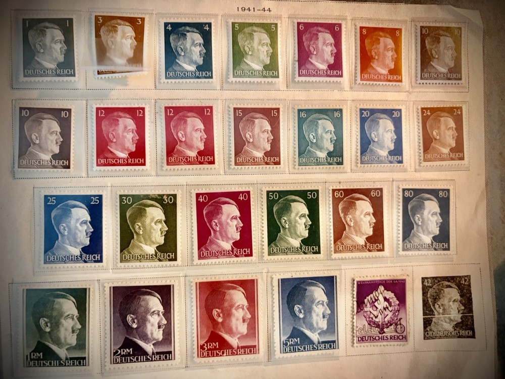 1941–1944 Deutsches Reich Stamps Lot Of 36 All Different