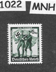 MNH stamp Scott 485 1938 Not Watermarked Austria joins Third Reich #1022