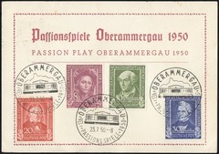 Germany Stamps # B310-13 First Day Ceremonial Card Scott Value $150.00