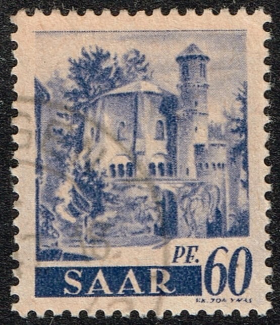 German territory- Saar Scott #168 Used XF