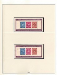 Germany – 1946 Sc. B294-B295, Allied Occupation souvenir sheets, MHOG