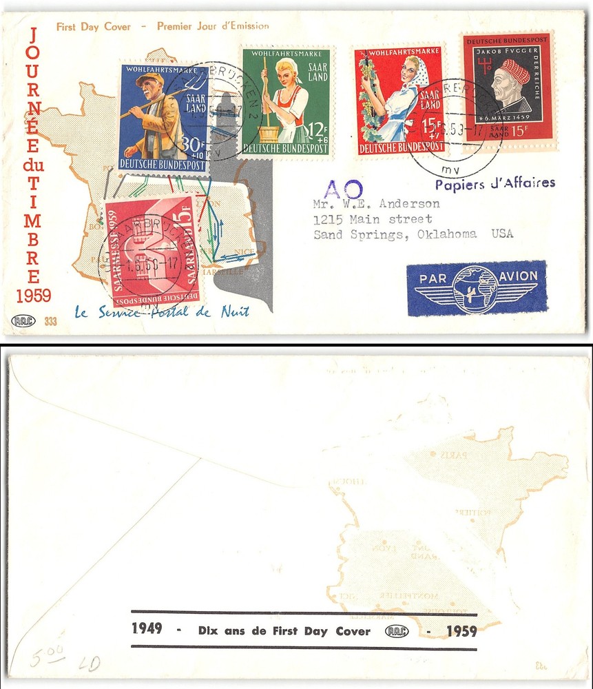 FDC, 1959