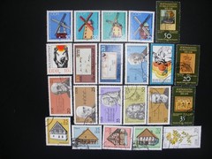 DDR 1981- Short Year of 72 Stamps, 1 Souvenir Sheet, 1 Sheet of 6 MNH, Used