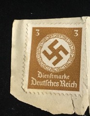 Lot (4) Scarce THIRD REICH Stamps Uncanceled