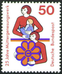 BRD FRG #Mi831 MNH 1975 Mother Child Emblem [1154 YT680 SG1725]