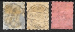 GERMANY REICH 1921/22 SG199/202/203, VERY GOOD USED.
