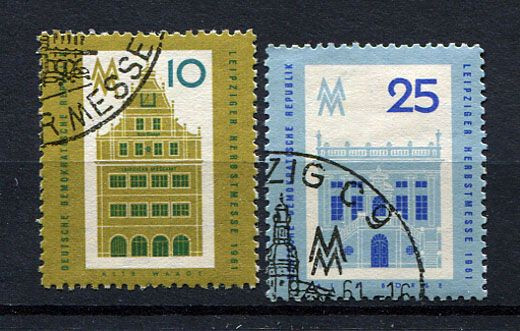 Germany – DDR : Leipzig fair set from 1961 – CTO